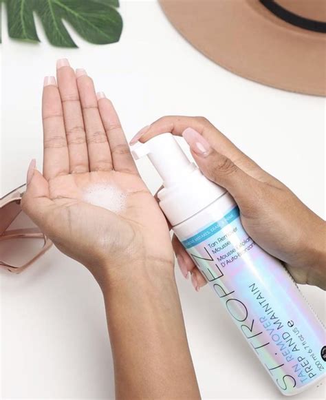 remove sunless tanner on hands